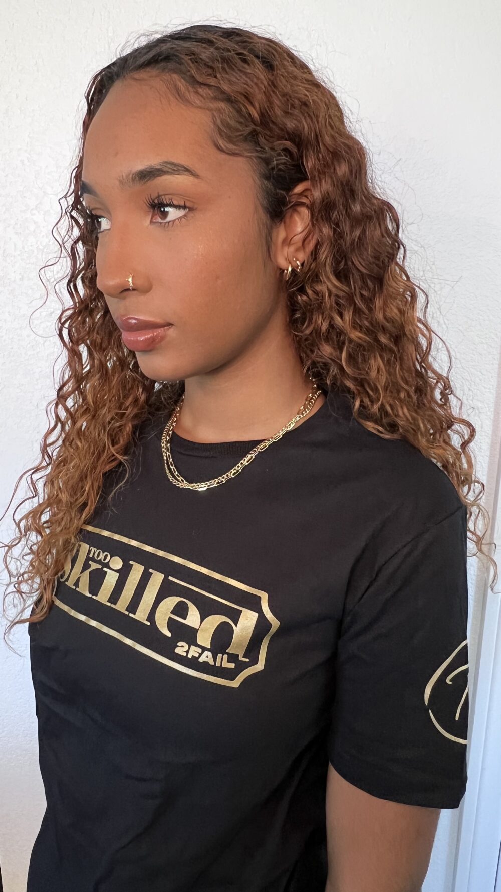 Too Skilled T Shirts – Base Black & Gold